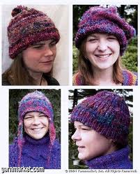 Himalaya Yarn Pattern Recycled Silk Hats